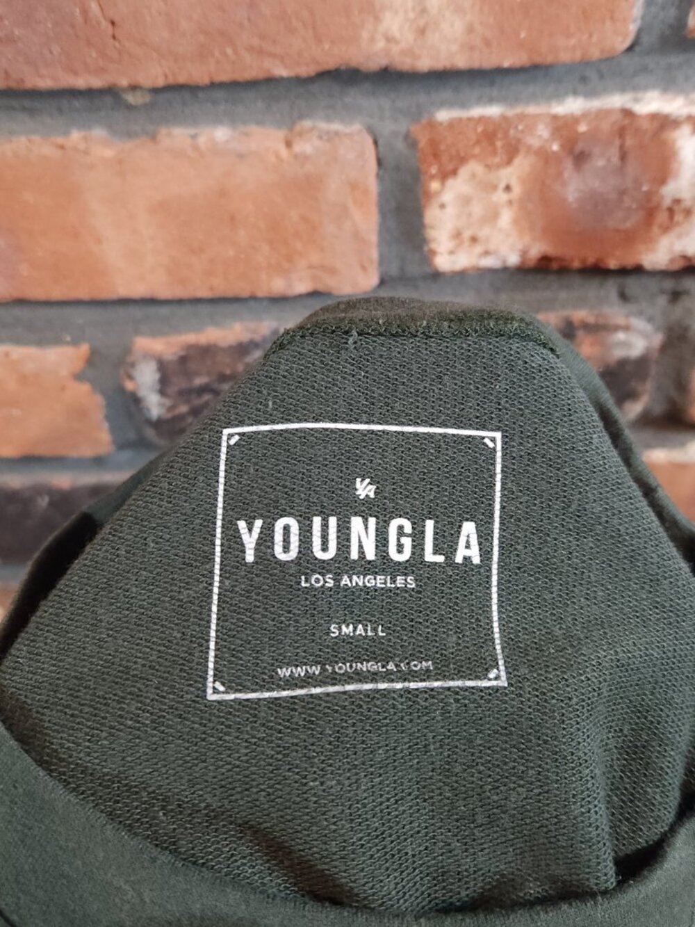 YoungLA Embroidered Bird French Terry Muscle Tee Streetwear Contemporary Men's S - Picture 7 of 7